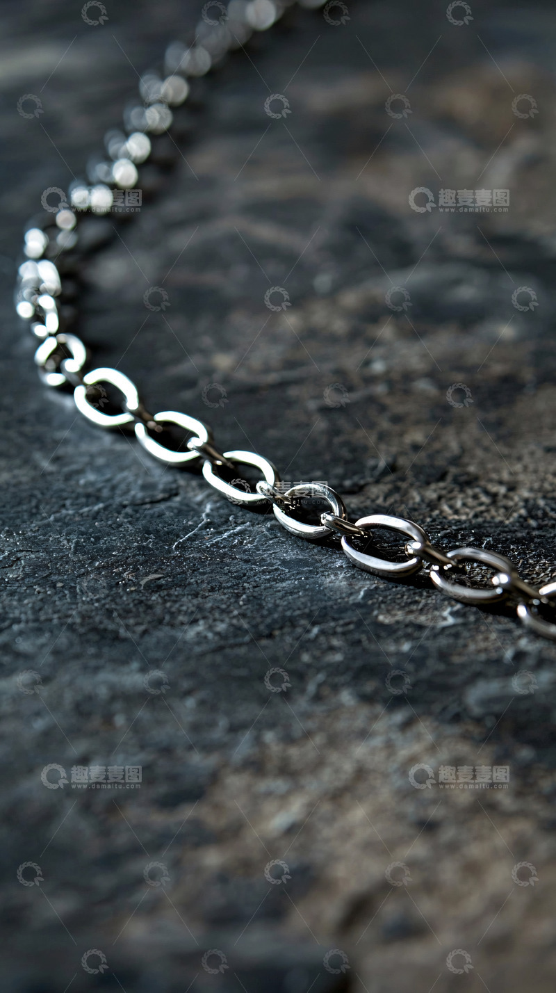 高清大图下载【趣麦麦图】金属链条特写