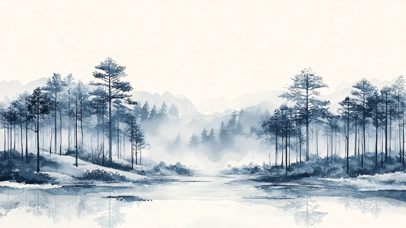 高清大图下载【趣麦麦图】水墨画