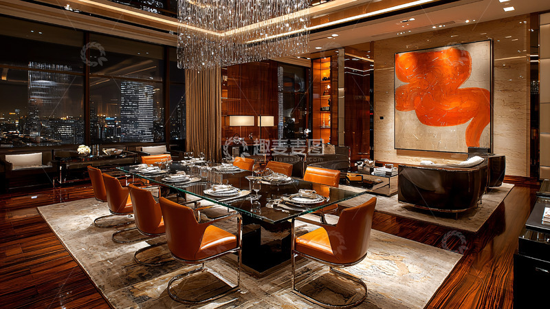高清大图下载【趣麦麦图】奢华酒店会客厅