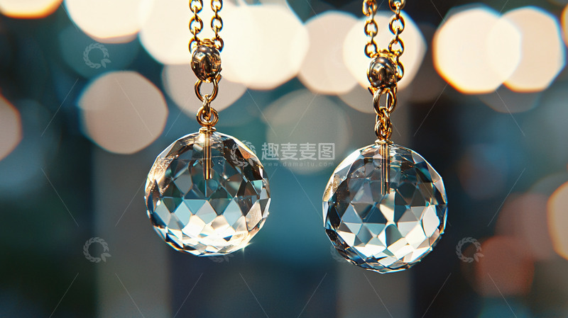 高清大图下载【趣麦麦图】水晶吊坠