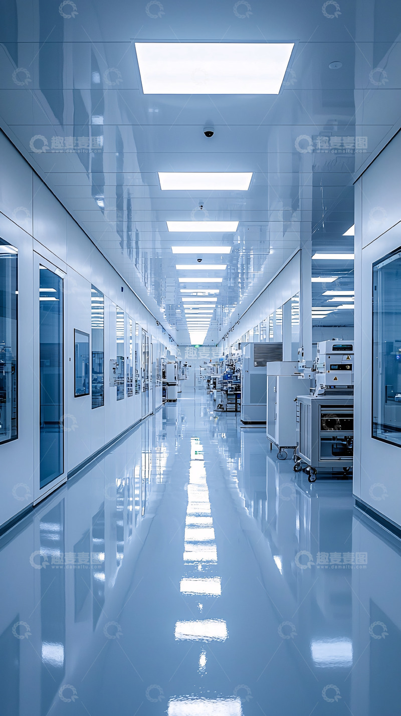 高清大图下载【趣麦麦图】洁净室走廊
