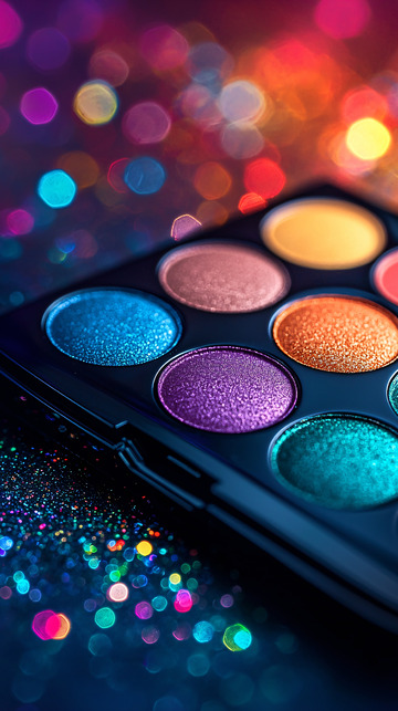 彩妆眼影盘高清图片