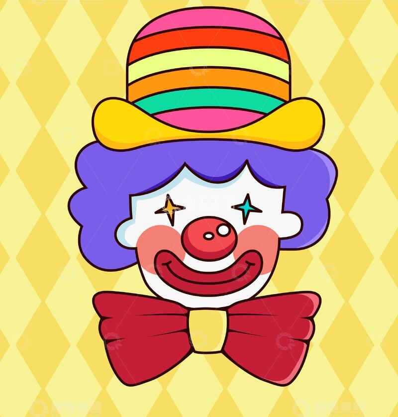 源文件下载【趣麦麦图】小丑 马戏 马戏团 开心 节日 愚人节