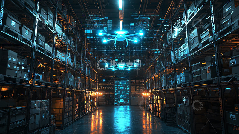 高清大图下载【趣麦麦图】科技感仓库