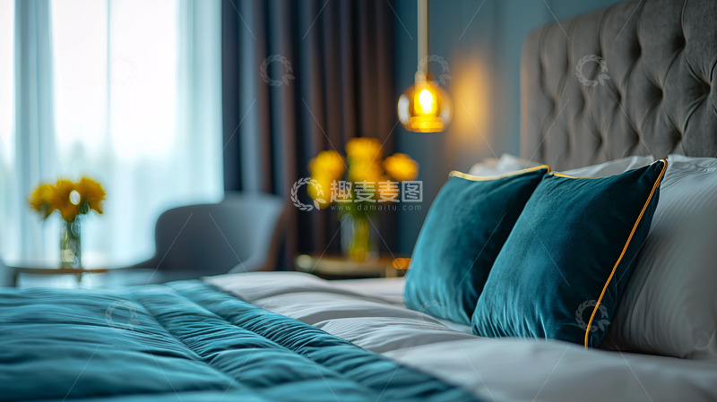 高清大图下载【趣麦麦图】高级酒店床铺