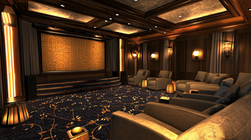 奢华家庭影院设计