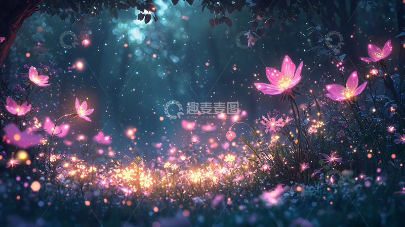 高清大图下载【趣麦麦图】梦幻森林