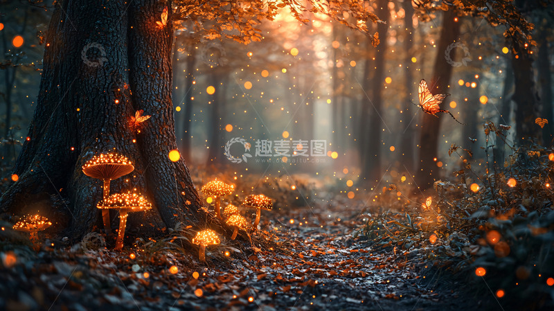 高清大图下载【趣麦麦图】梦幻森林