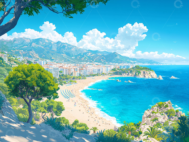 高清大图下载【趣麦麦图】阳光沙滩海景8