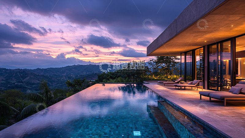 高清大图下载【趣麦麦图】山顶别墅