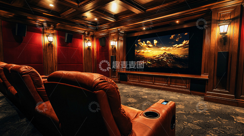 高清大图下载【趣麦麦图】高端家庭影院
