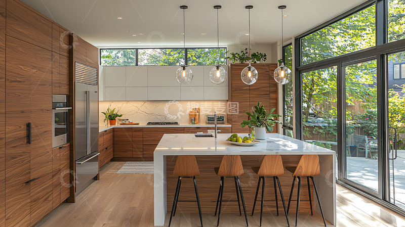 高清大图下载【趣麦麦图】现代简约风格厨房21