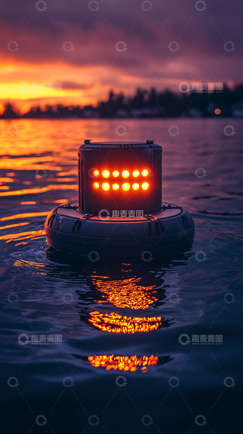 高清大图下载【趣麦麦图】水上漂浮灯