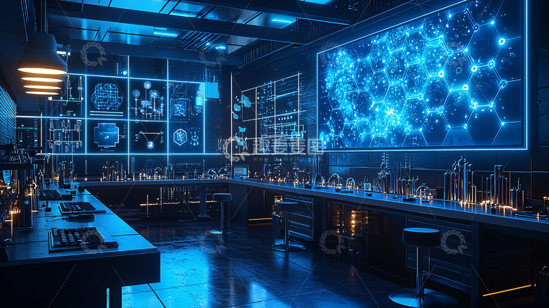 高清大图下载【趣麦麦图】未来科技实验室