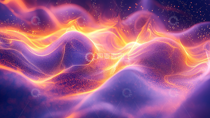 高清大图下载【趣麦麦图】紫色火焰星云