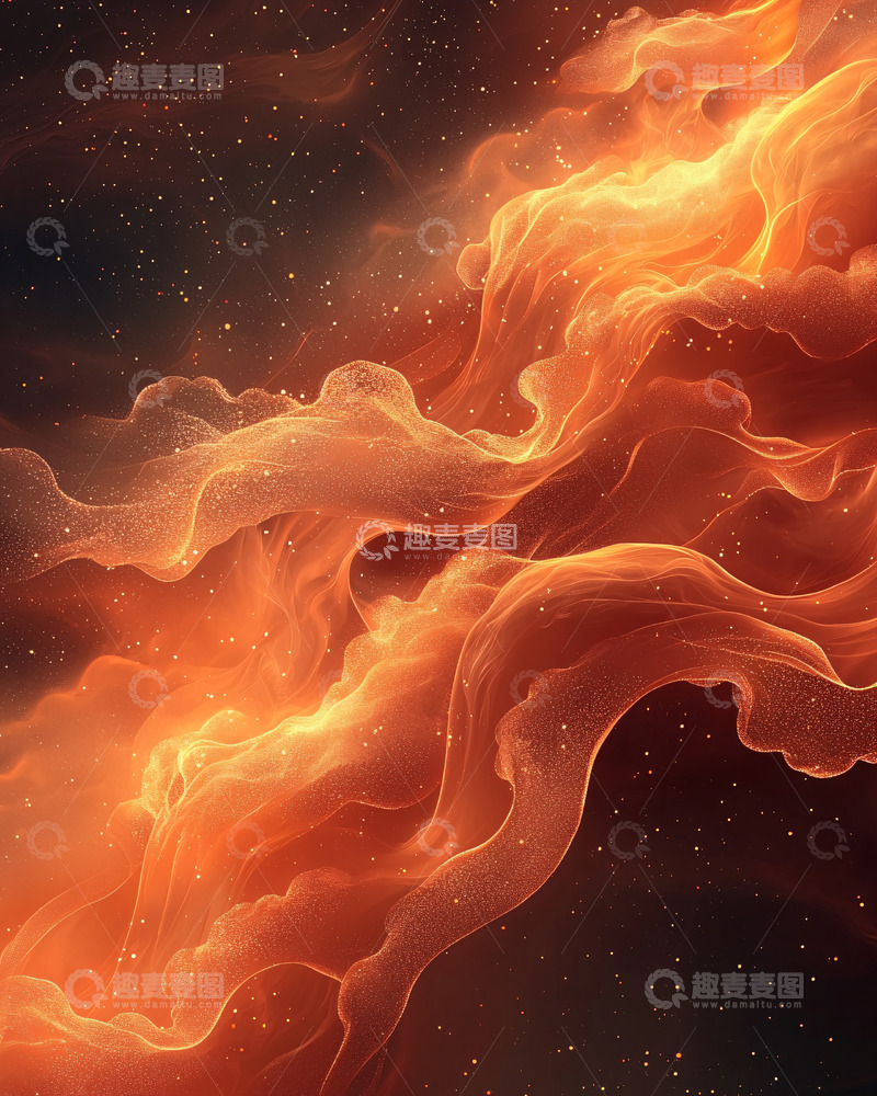 高清大图下载【趣麦麦图】宇宙火焰