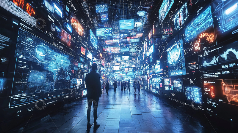 高清大图下载【趣麦麦图】数据信息流