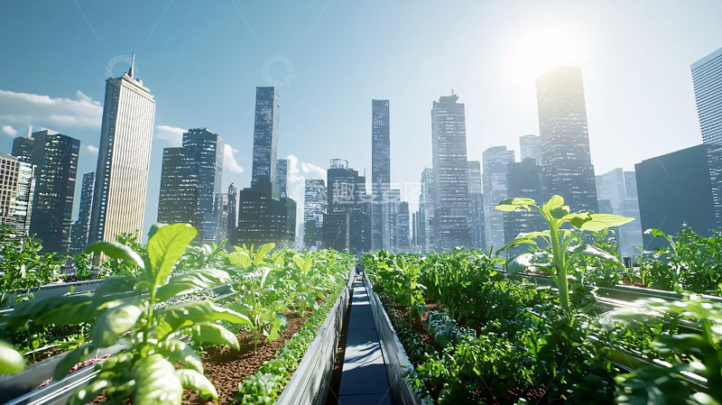 高清大图下载【趣麦麦图】城市屋顶农场