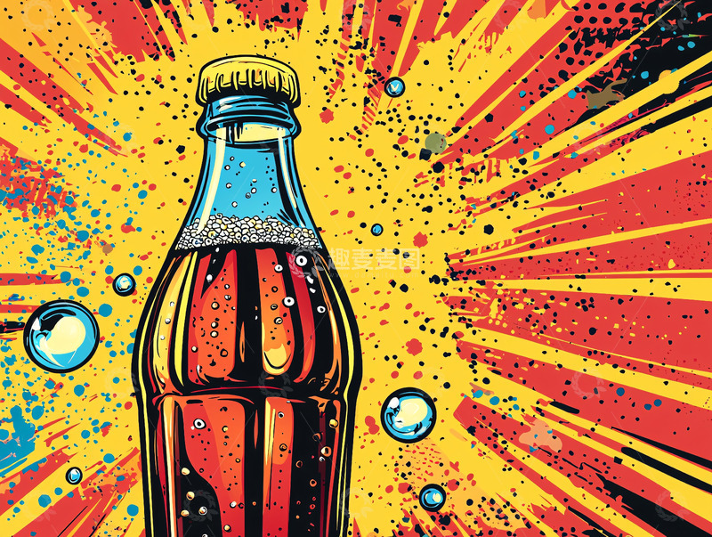 高清大图下载【趣麦麦图】汽水瓶