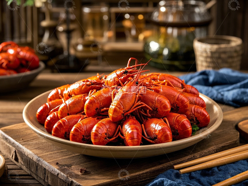 高清大图下载【趣麦麦图】小龙虾素材图1