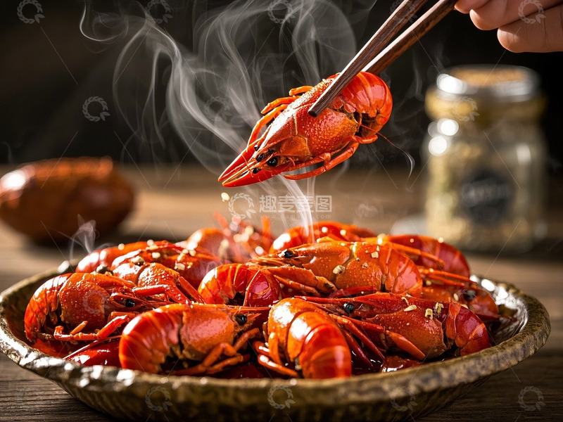 高清大图下载【趣麦麦图】小龙虾素材图7
