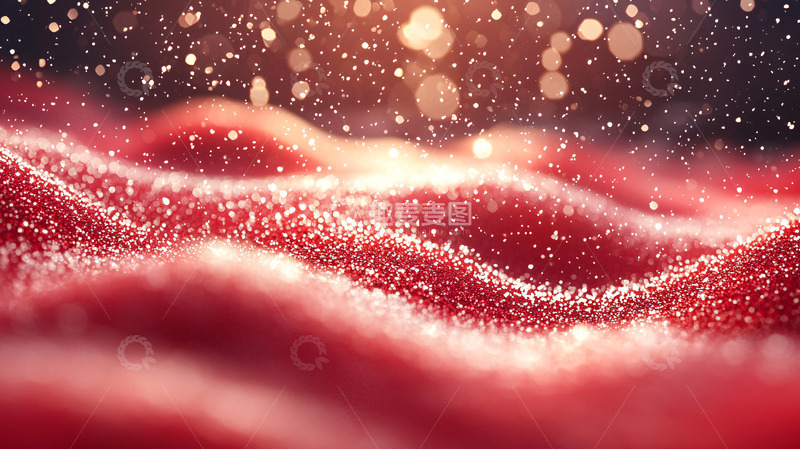 高清大图下载【趣麦麦图】红色雪地