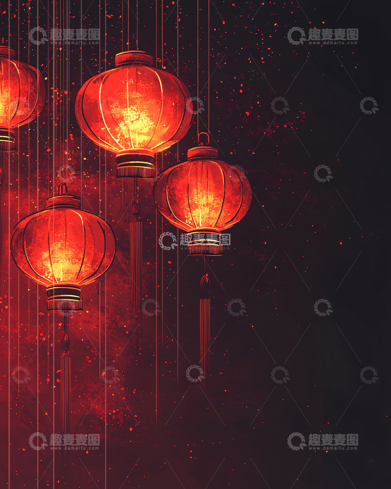 高清大图下载【趣麦麦图】红灯笼