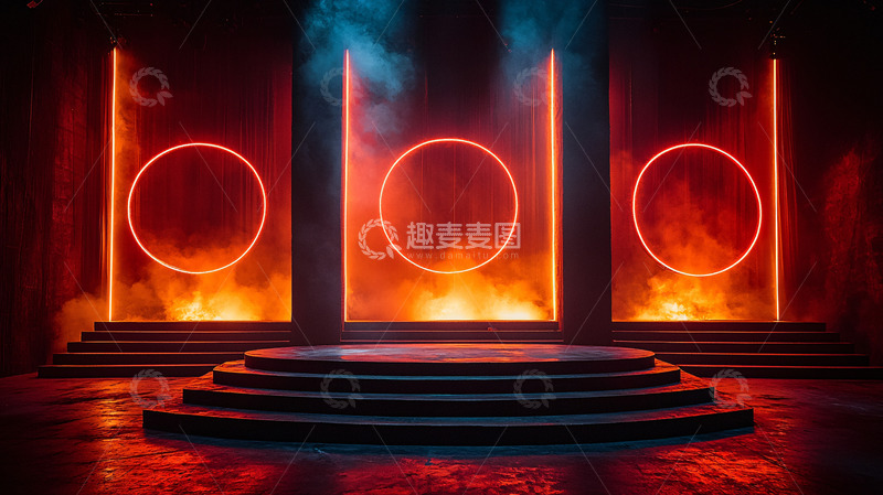 高清大图下载【趣麦麦图】黑暗舞台