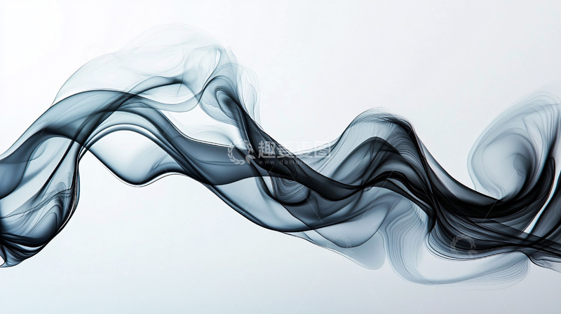 高清大图下载【趣麦麦图】抽象灰色烟雾