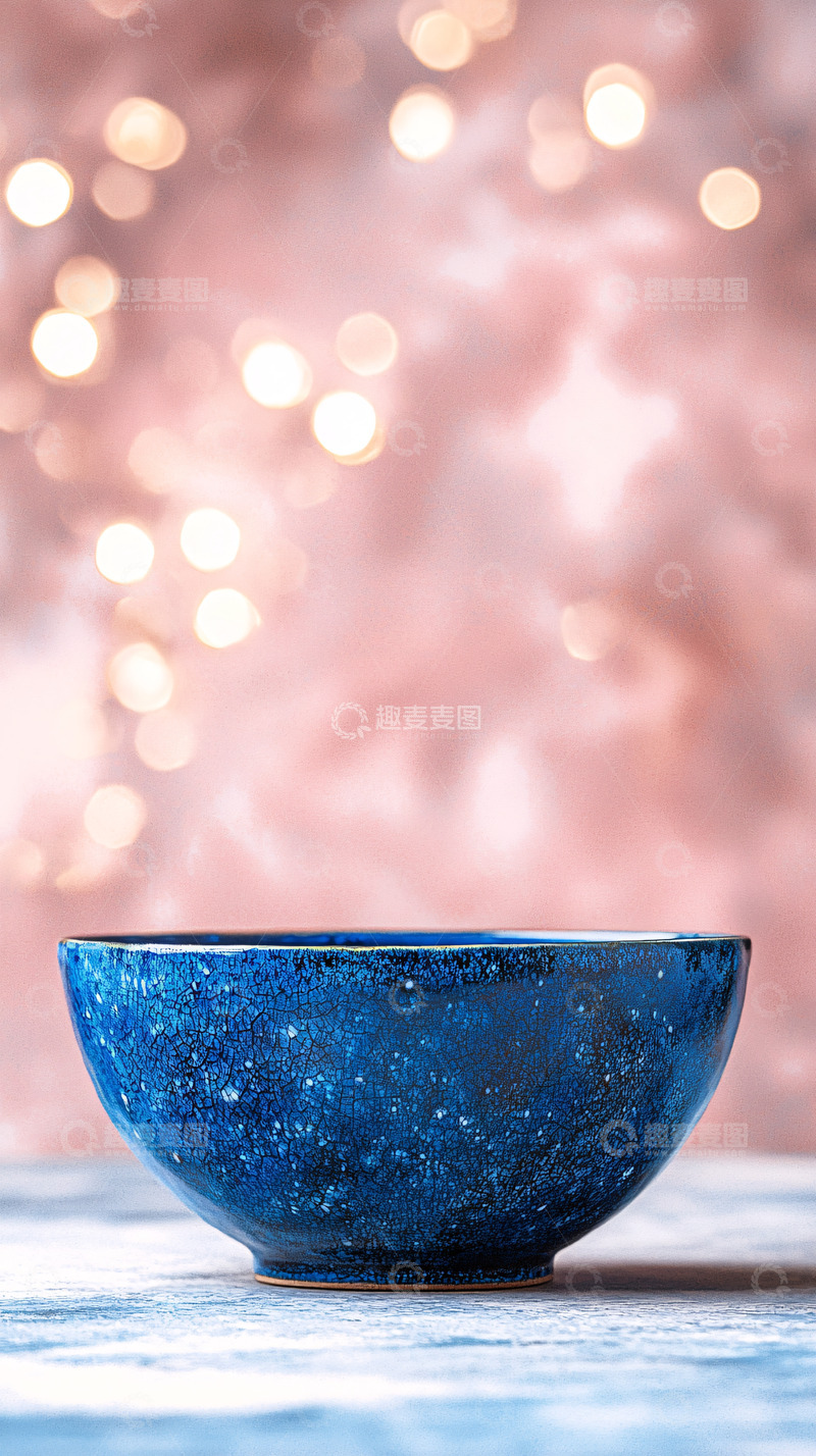 高清大图下载【趣麦麦图】蓝色星空碗