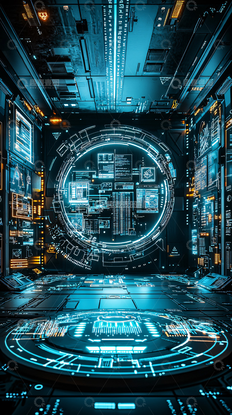 高清大图下载【趣麦麦图】未来科技感空间10