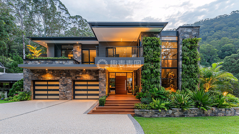 高清大图下载【趣麦麦图】现代风格别墅