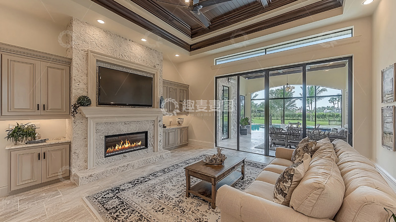 高清大图下载【趣麦麦图】现代风格客厅