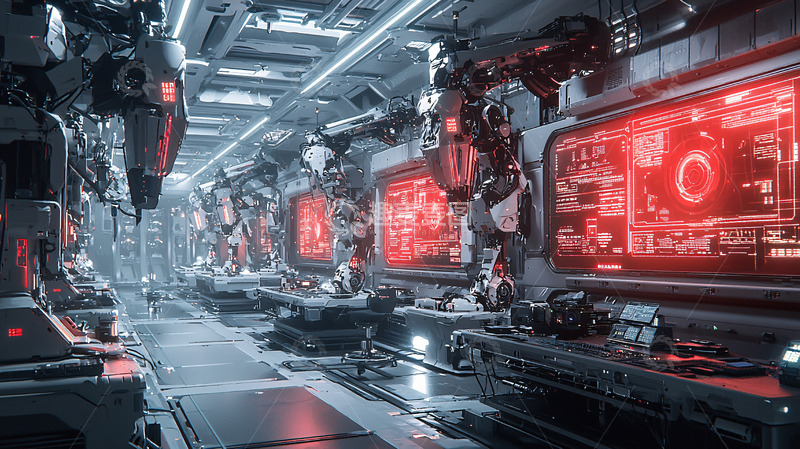 高清大图下载【趣麦麦图】未来科技工厂