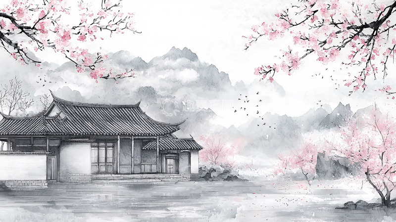 高清大图下载【趣麦麦图】水墨画