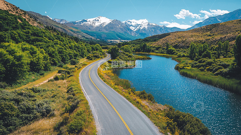 高清大图下载【趣麦麦图】蜿蜒公路风景