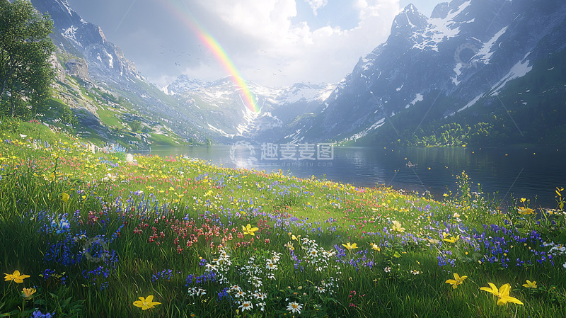 高清大图下载【趣麦麦图】风景如画的田园风光