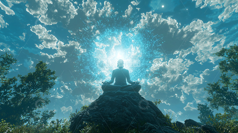 高清大图下载【趣麦麦图】冥想