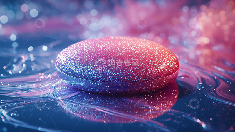高清大图下载【趣麦麦图】闪亮彩粉圆形物体