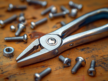 工具钳与螺丝零件