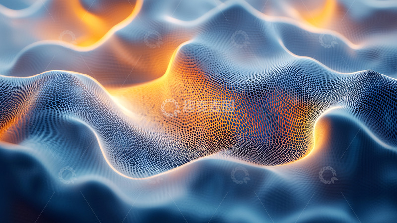 高清大图下载【趣麦麦图】蓝色火焰纹理