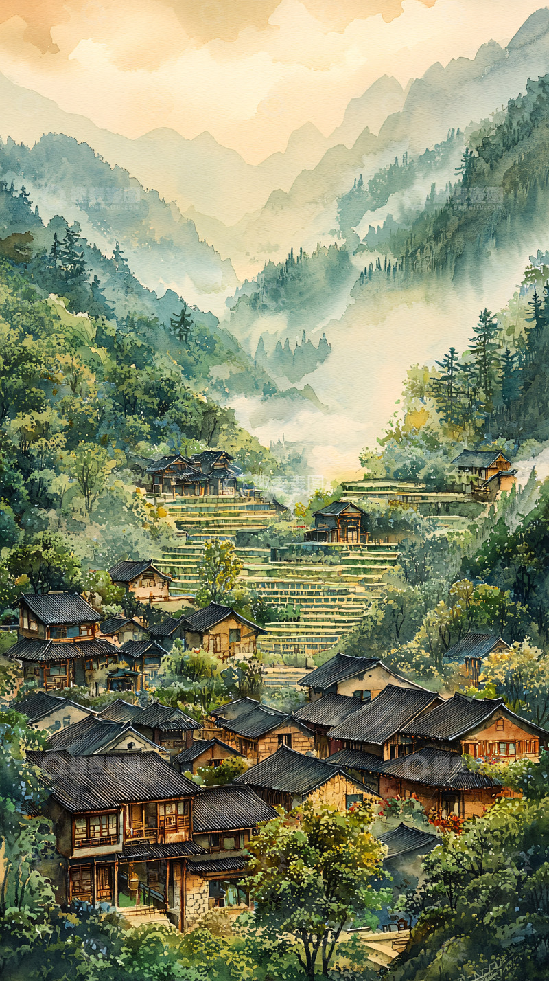 高清大图下载【趣麦麦图】水墨画