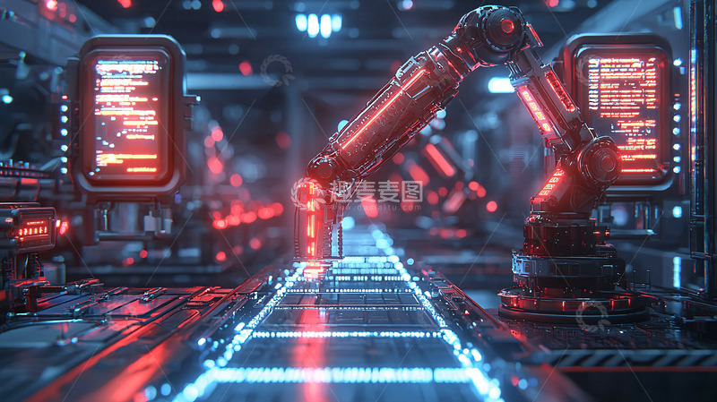 高清大图下载【趣麦麦图】未来科技感工厂