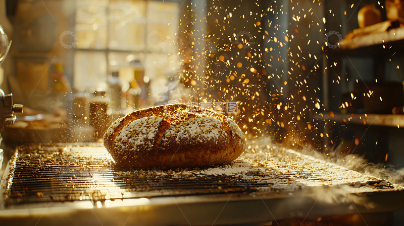 高清大图下载【趣麦麦图】烘焙面包出炉