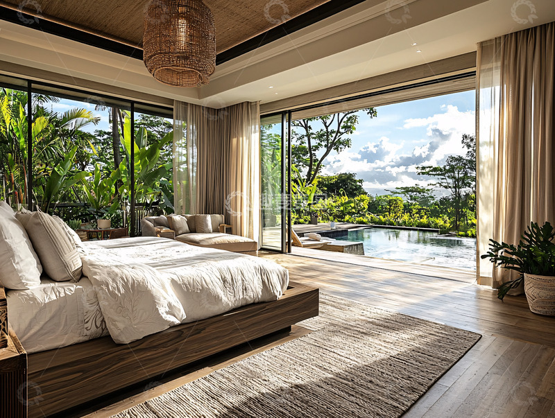 高清大图下载【趣麦麦图】现代简约卧室设计33