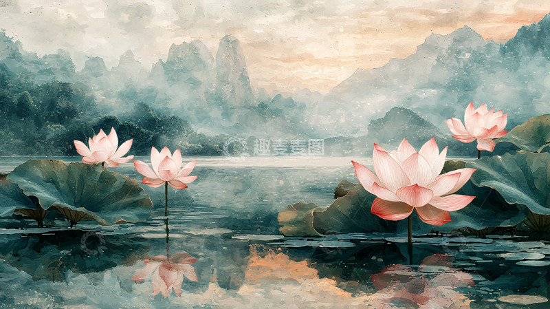 高清大图下载【趣麦麦图】水墨画