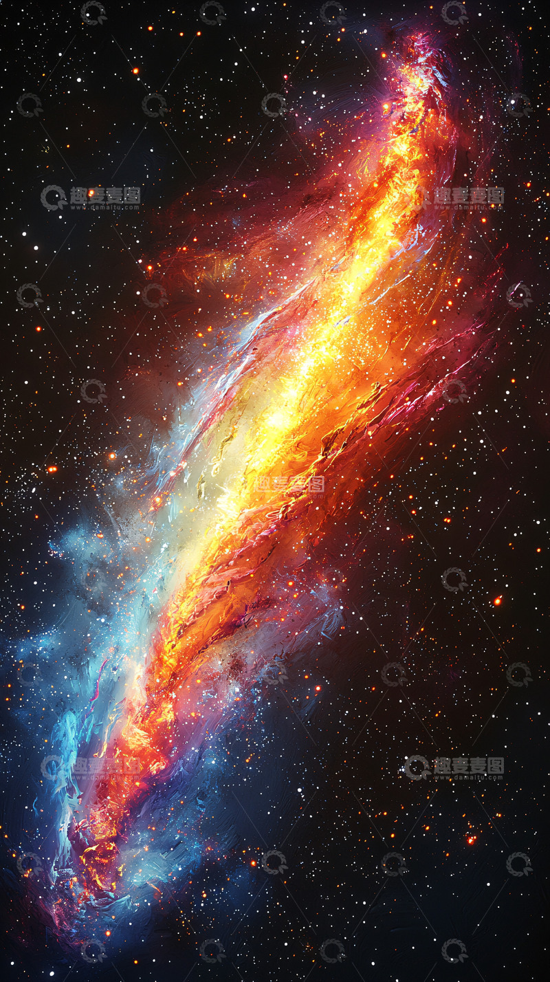 高清大图下载【趣麦麦图】火焰般绚丽的星云