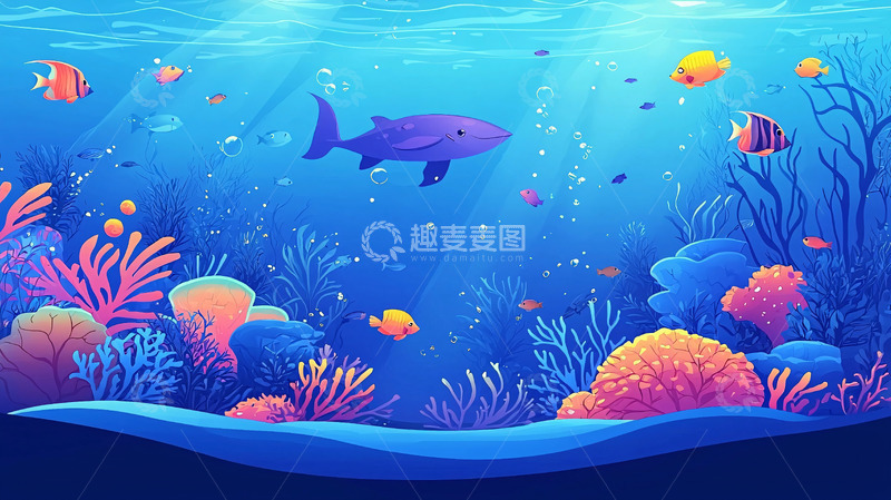 高清大图下载【趣麦麦图】海底世界