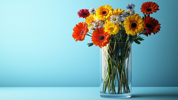 多彩非洲菊花束