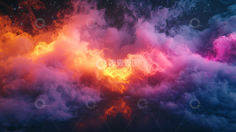 高清大图下载【趣麦麦图】绚丽多彩的云彩